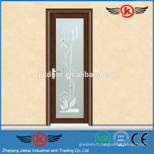JK-AW9053 JieKai porte vitrée en aluminium / porte coulissante en salle de bain / poignées en plastique pour portes de douche